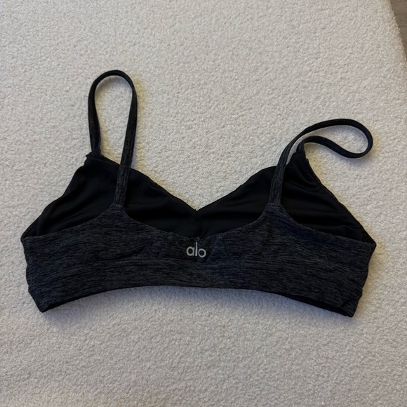ALO YOGA Alosoft Lounge Bra - Dark Heather
Grey - Picture 3 of 3